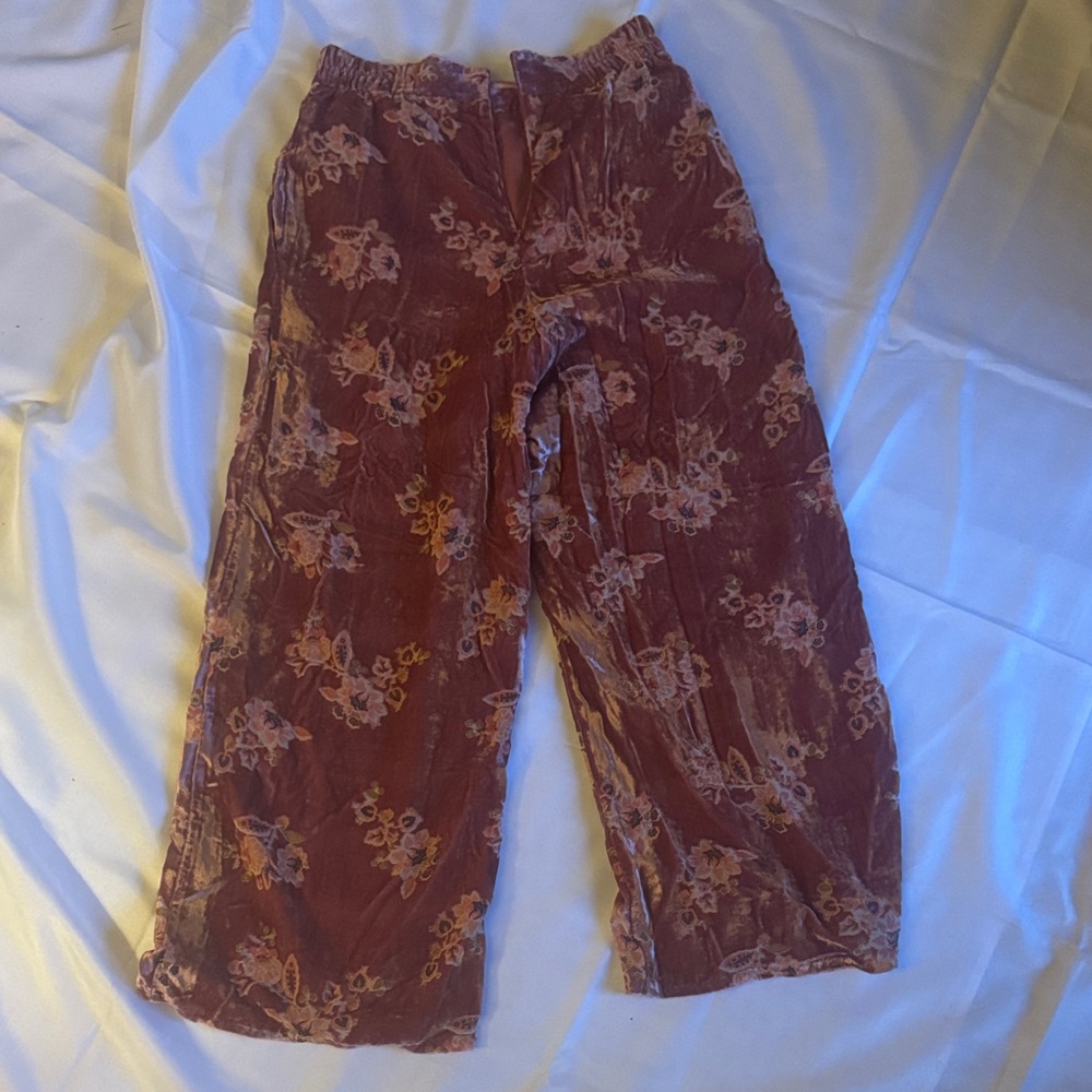 Anthropology - Hutch velvet, wide-leg dress trosuars. New without tags size M